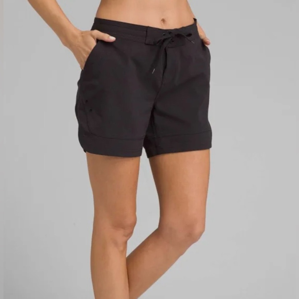 PRANA Ebelie Board Shorts in Black - Women’s Size S - Picture 6 of 9